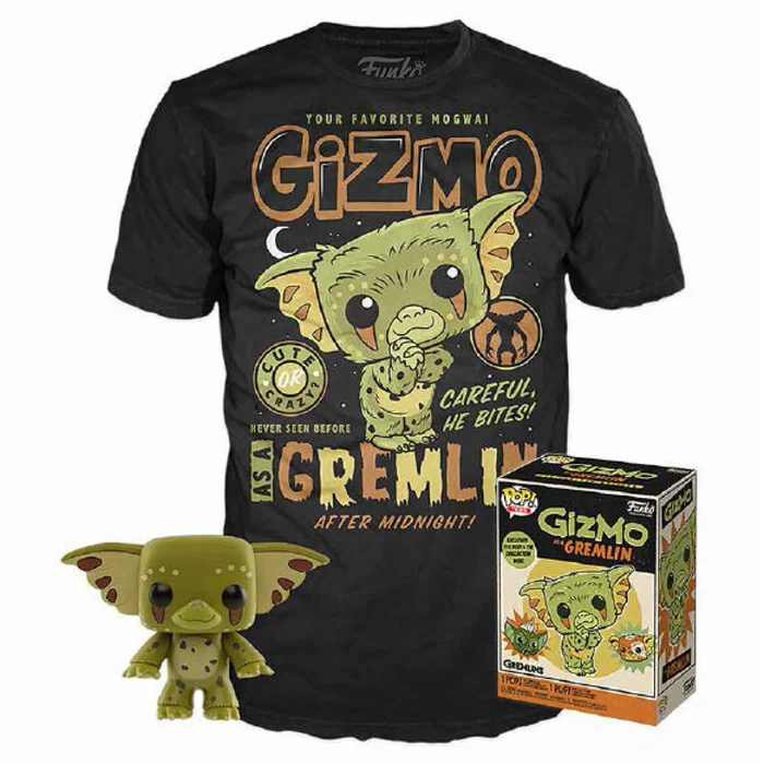Figurine Funko POP & T-shirt Gremlins Gizmo Exclusive [Größe M]
