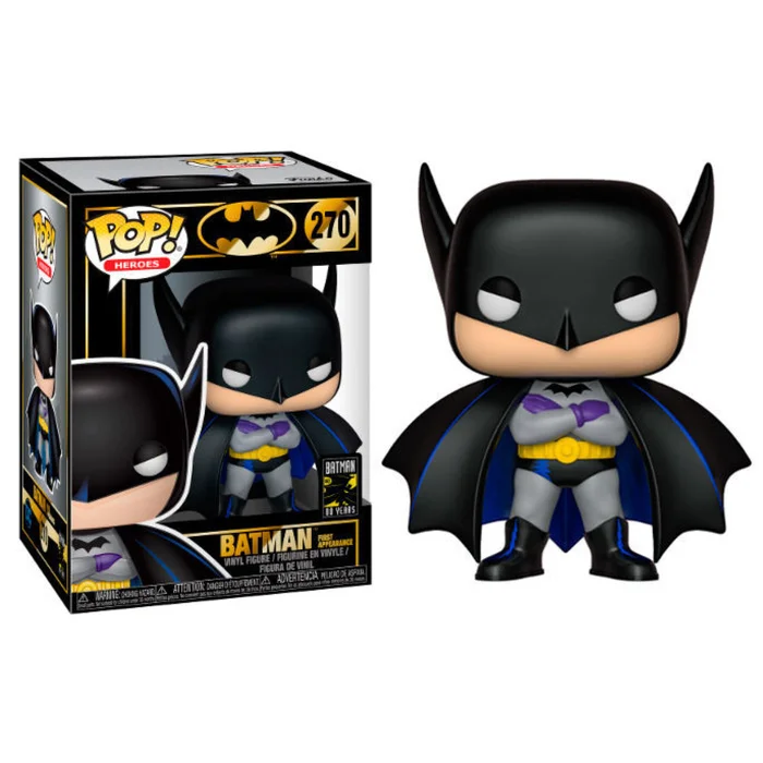 Figurine Funko Pop DC Comics Batman 80th Batman 1st Appearance 1939 [Größe 9 cm]