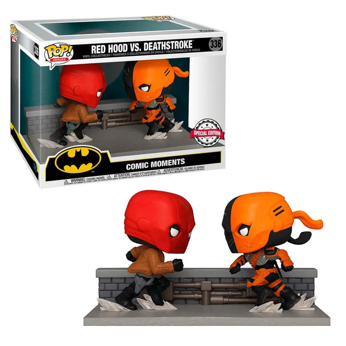 Figurine Funko Pop DC Comics Red Hood vs Deathstroke Exclusive