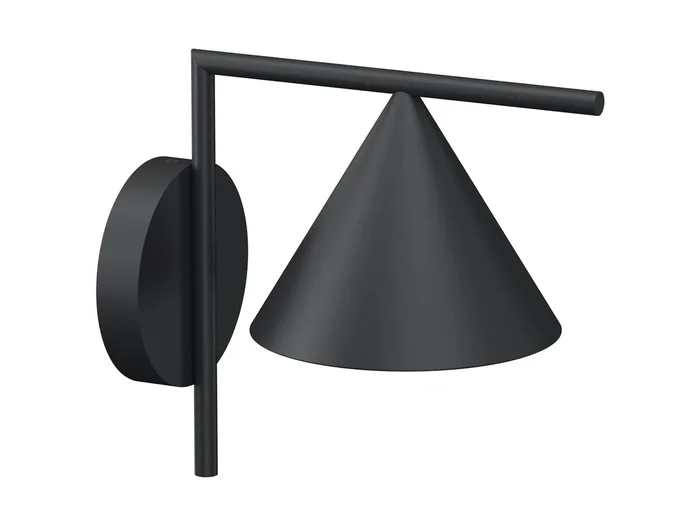 Flos Captain Flint W1 Outdoor-Leuchte – Schwarz 2700 K Entworfen von Michael Anastassiades Designer