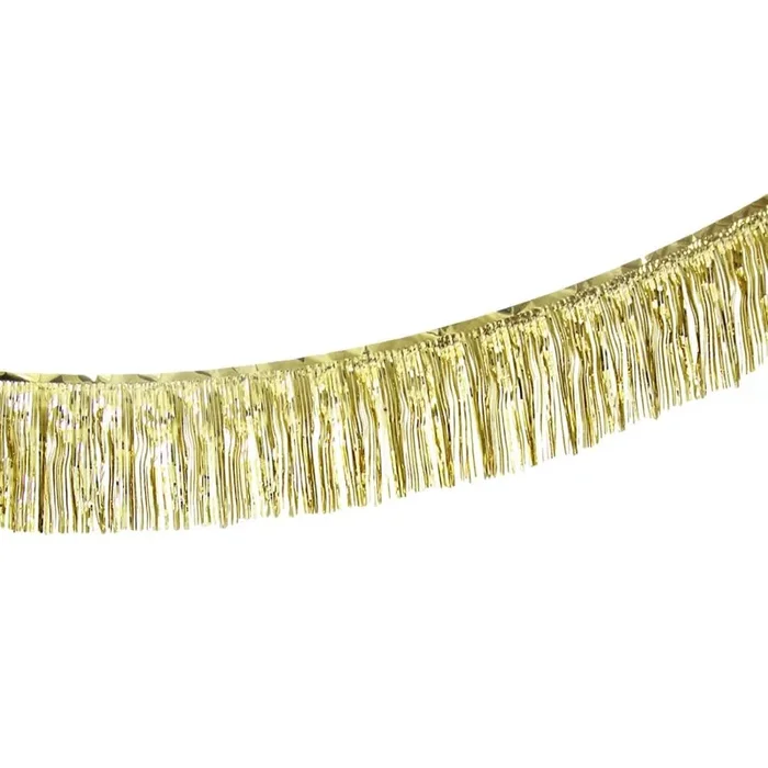 Folien-Fransenvorhang Gold (1mx2m)