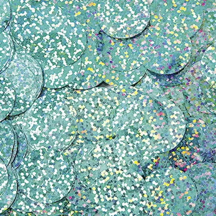 Folienkonfetti Rund 1 cm Matt Hellblau (1kg)