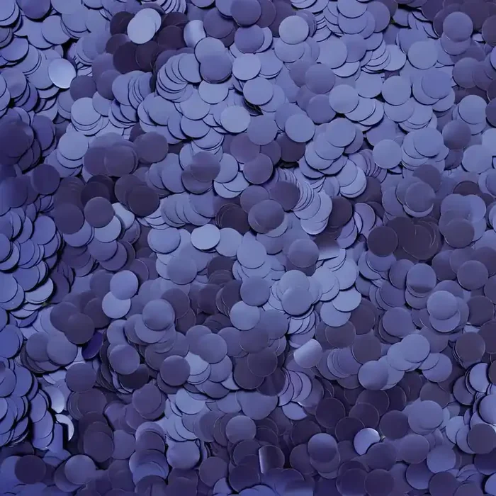 Folienkonfetti Rund 1cm Holografie Blau (1kg)