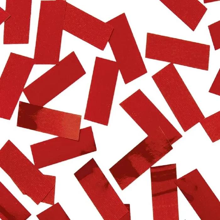 Folienkonfetti Rund 2cm Holografie Rot (1kg)