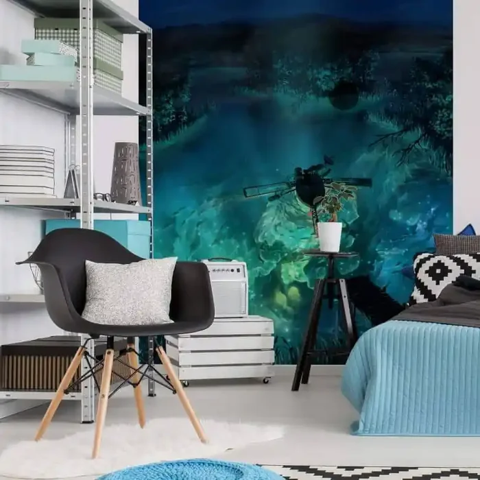 Fototapete aerroscape – Unterwasser Galaxie