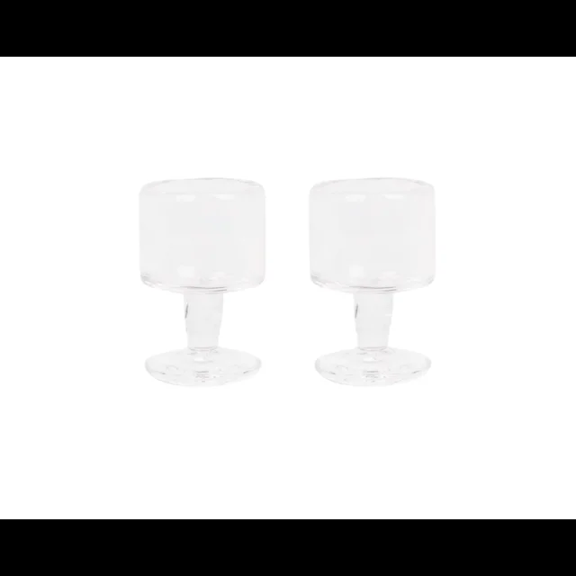 Frama 0405 Stielglas 2er Set Klein 65ml Klar