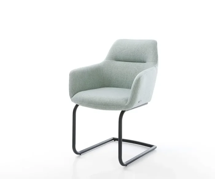 Freischwinger Pejo-Flex Stripes Mint Freischwinger rund Schwarz Taschenfederkern