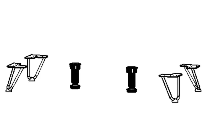 Füße 4er-Set Antigua