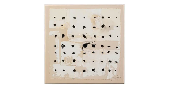 Gerahmtes Bild Creatvie Dots 122,6 x 122,6 cm