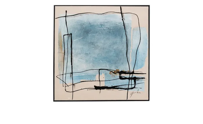 Gerahmtes Bild Dust 100 x 100 cm