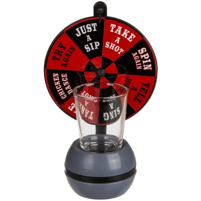 Geschicklichkeitsspiele Glücksrad zum Trinken Genérico Wheel of Shots [Größe 12x16x9 cm]