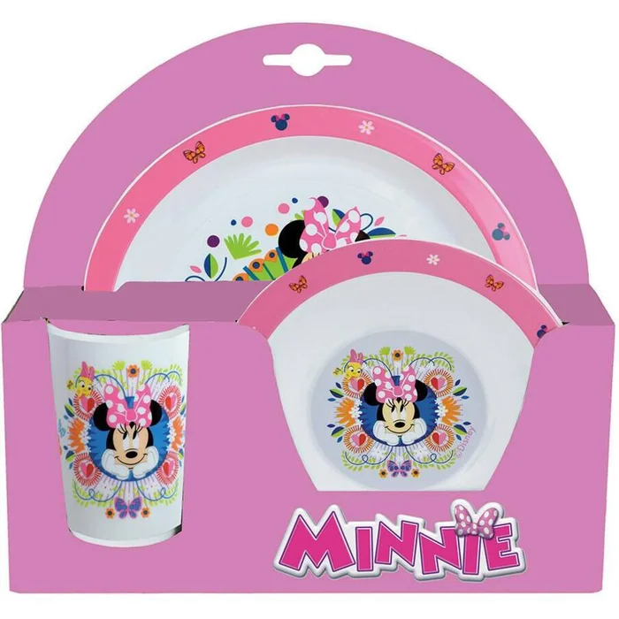 Geschirrset Kind Jemini Disney Minnie Flowers [Größe 12×8,5×24,5 cm]