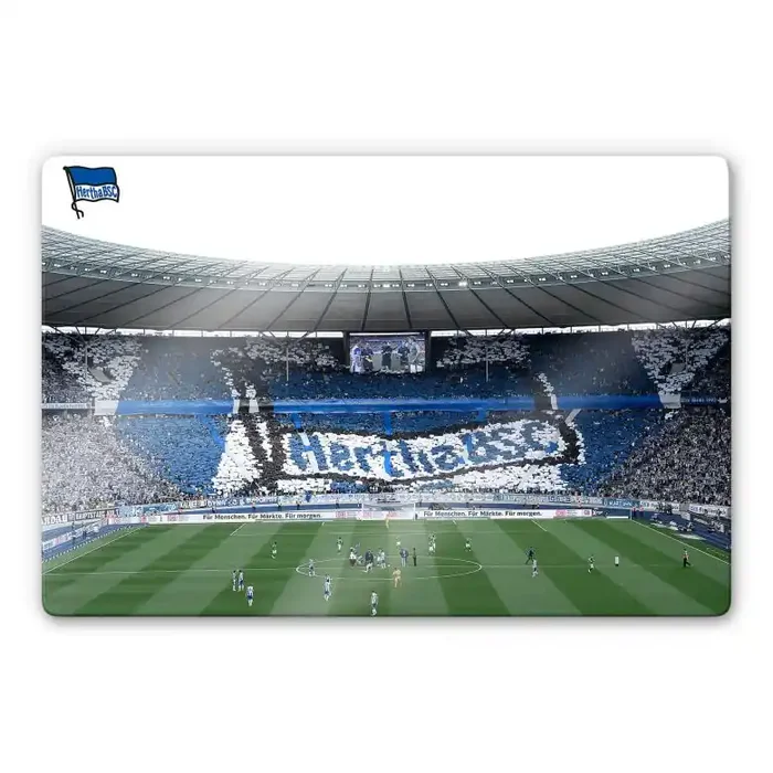 Glasbild Hertha BSC – Spielstart im Stadion