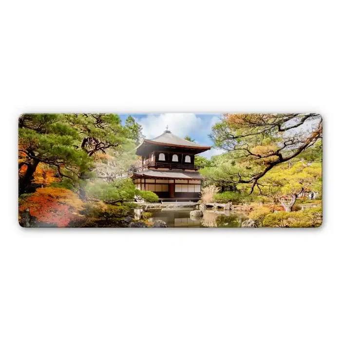 Glasbild Japanischer Tempel 2 – Panorama