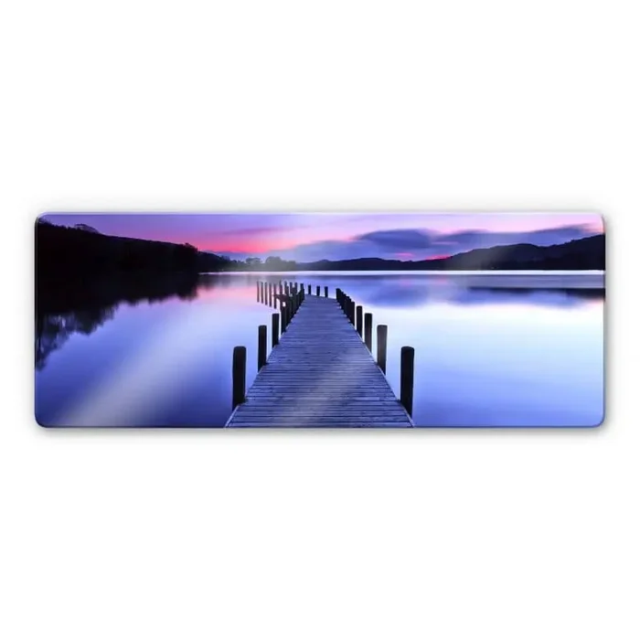 Glasbild Seepanorama