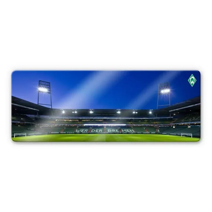 Glasbild Werder Bremen Weserstadion Tribüne Panorama