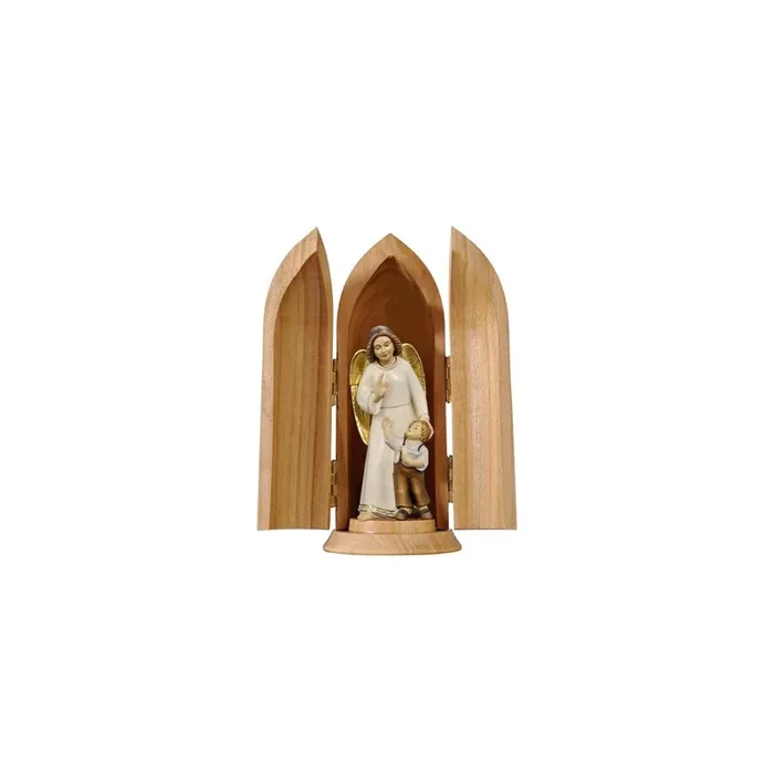 Guardian angel with boy – modern in niche