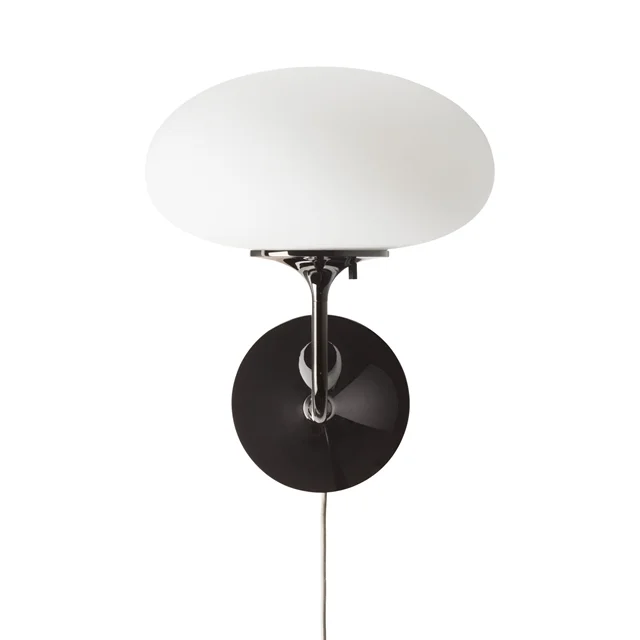 GUBI Stemlite Wandlampe in Schwarzes Chrom