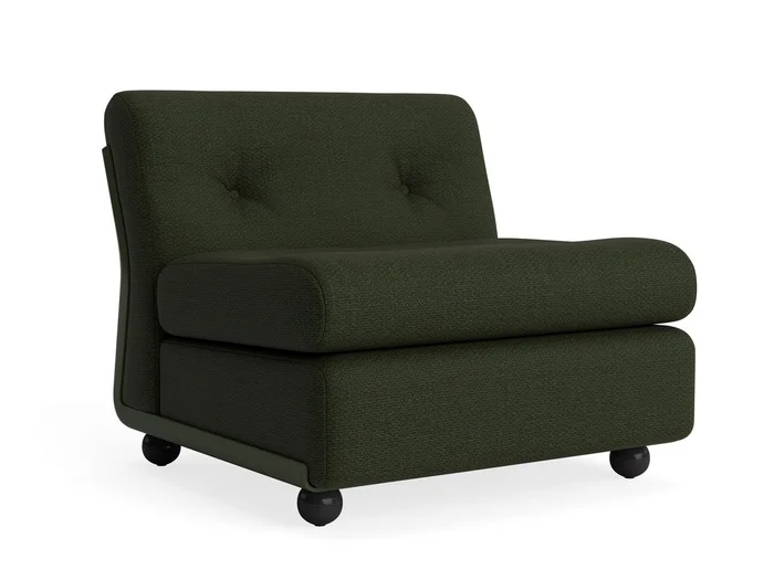 Hay Amanta 1-Sitzer-Modulsofa – Maglia Grün / Flaschengrün Entworfen von Mario Bellini