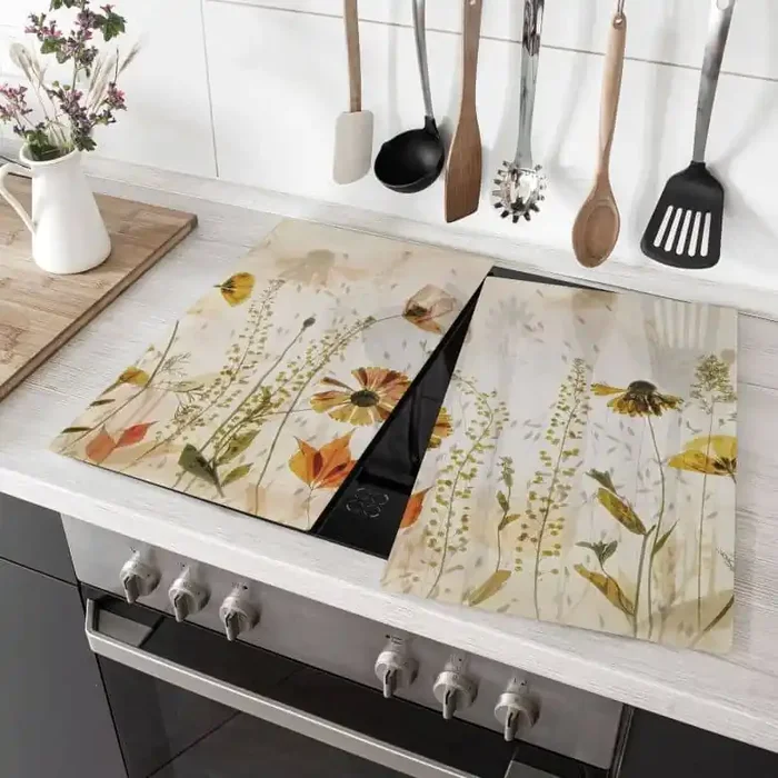 Herdabdeckplatte Wilde Wiesenblumen im Sonnenlicht – Talen