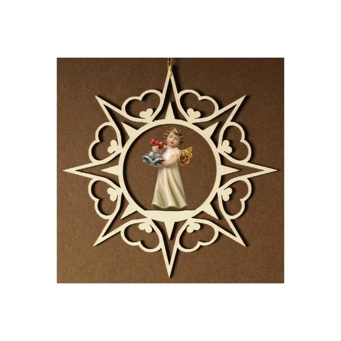 Herzstern mit Engel Glocken