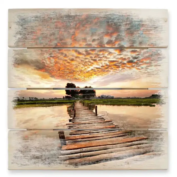 Holzbild To the other Side – 40×41,5 cm