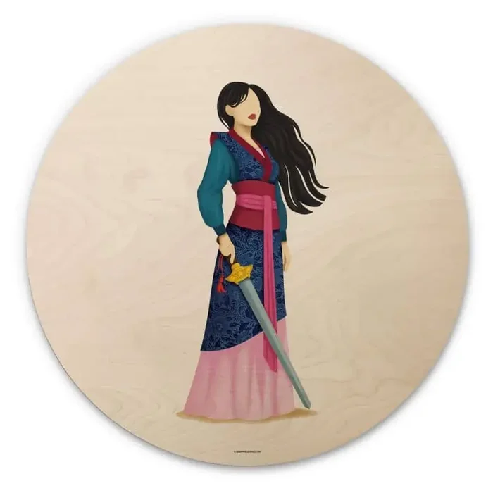 Holzbild Tohmé – Mulan