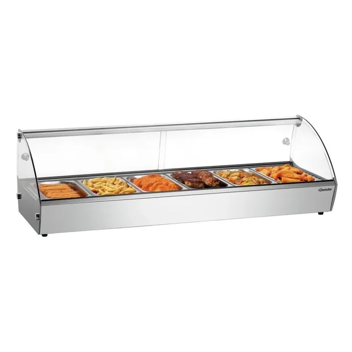 Hot top display case R6 6 x 1/3 GN from Bartscher