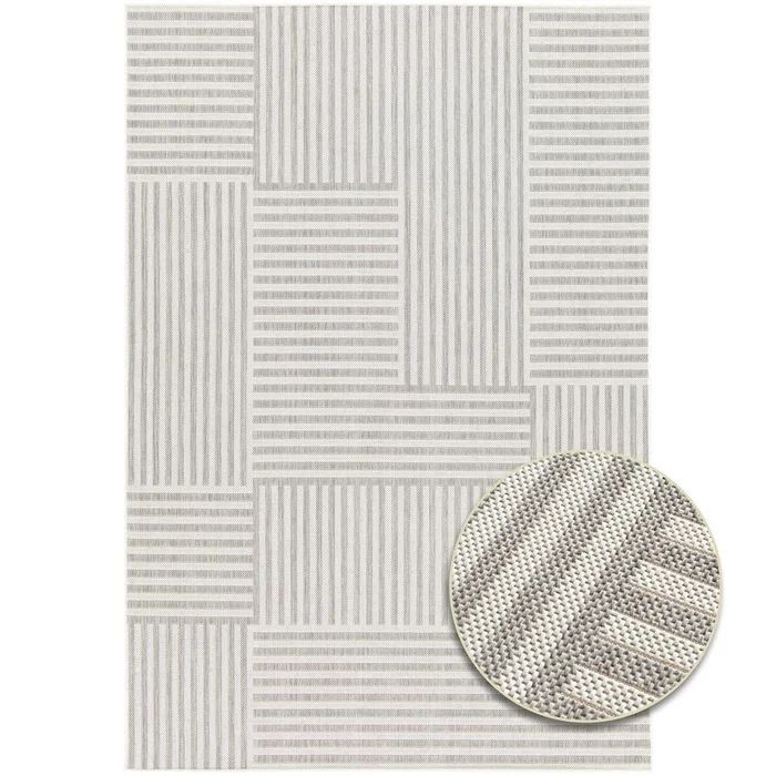 In- und Outdoorteppich RENEW – Stripes – 200x290cm