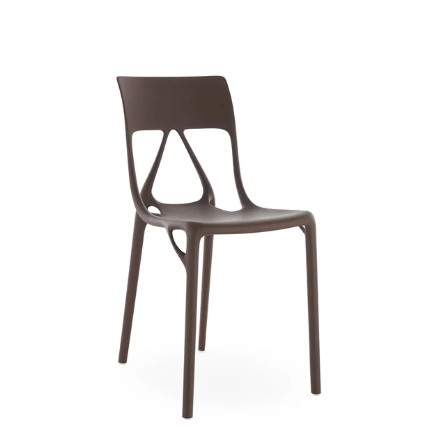 Kartell AI LITE Esszimmerstuhl Moka