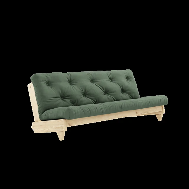 Karup Design Fresh Sofa mit Matratze 756 Olivgrün/Roh