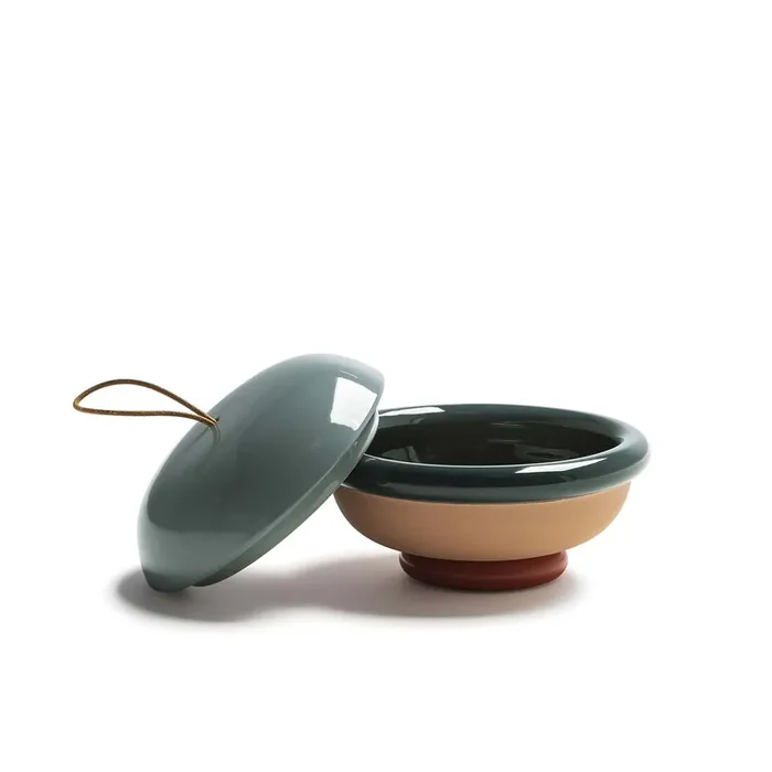 Keramikbehälter IKIPERU von Kristine Five Melvaer für Poltrona Frau – Blau