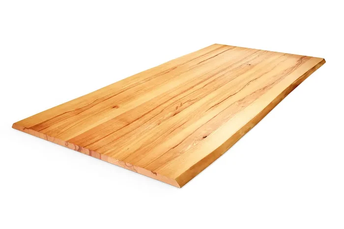 Kernbuche Tischplatte mit Baumkante nach Maß 3cm