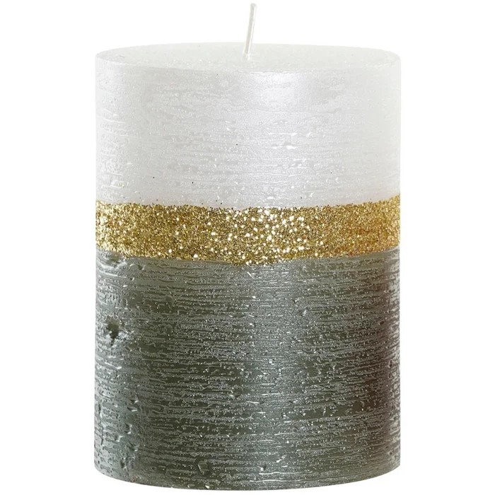 Kerzen groß in Glitzer Genérico [Größe 7x10x7 cm]