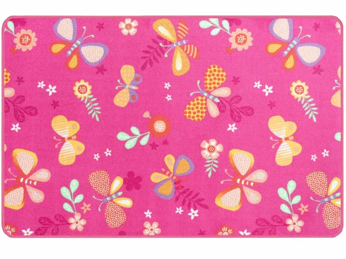 Kinderteppich PAPILLON – Pink – 100x150cm