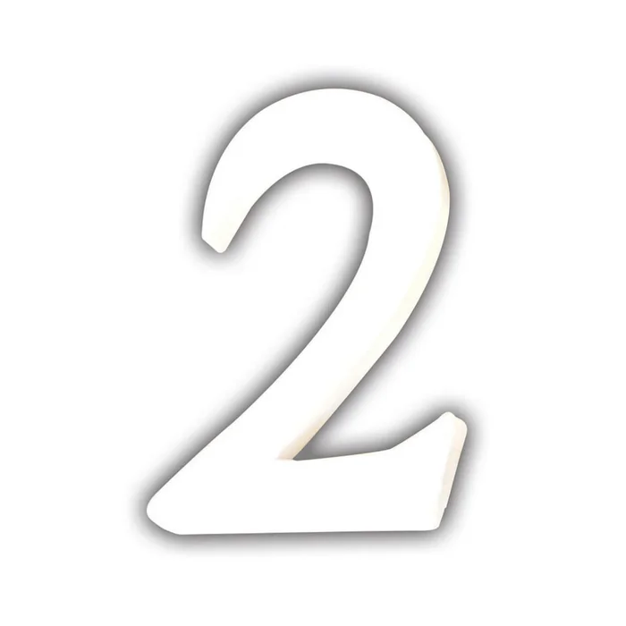 Kleberzahlen 2 Décopatch [Größe 1,5x8x12 cm]