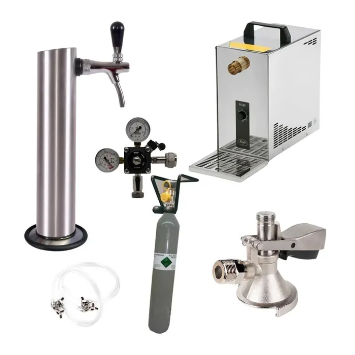 Komplettset Untertheke 35l Flachkeg 500g