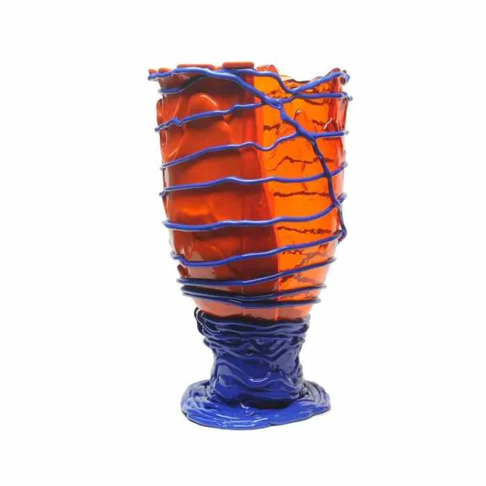 Kunstharzvase POMPITU II EXTRA COLOUR von Gaetano Pesce für Fish Design – S – H 19 x Ø 10,5