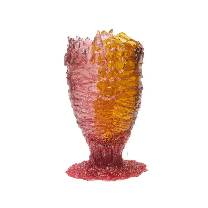 Kunstharzvase SPAGHETTI EXTRA COLOUR von Gaetano Pesce für Fish Design – S – H 19 x Ø 10,5