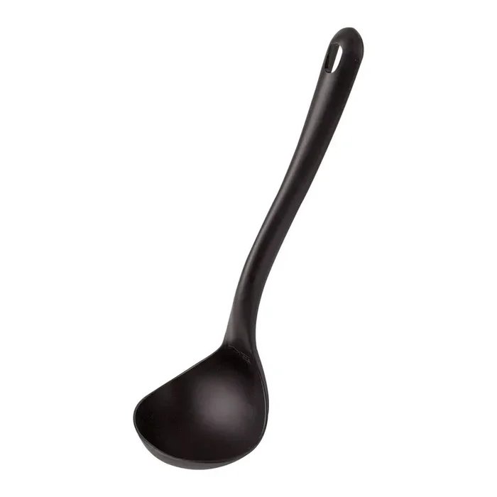 Ladle, made of glass fiber reinforced material, black, 0.11 liter, length 31 cm