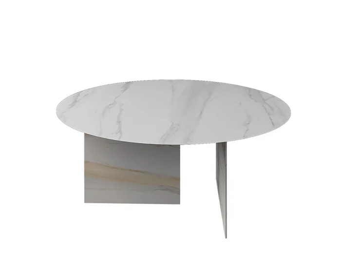 Lago Stratum XGlass runder Tisch Entworfen von Daniele Lago