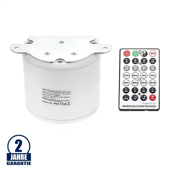 LED HF-Bewegungsmelder mit Fernbedienung 5.8Ghz IP65