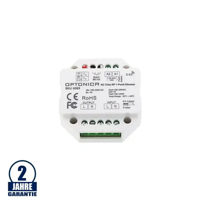 LED S1-B Triac RF Controller 100-240VAC 1A 1Kanal