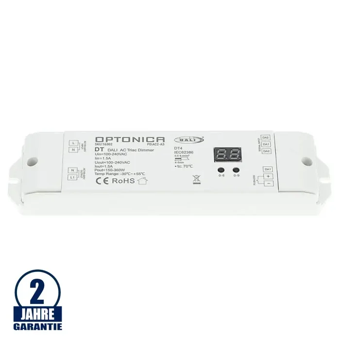 LED Triac Dimmer DALI 100-240VAC 1,5A