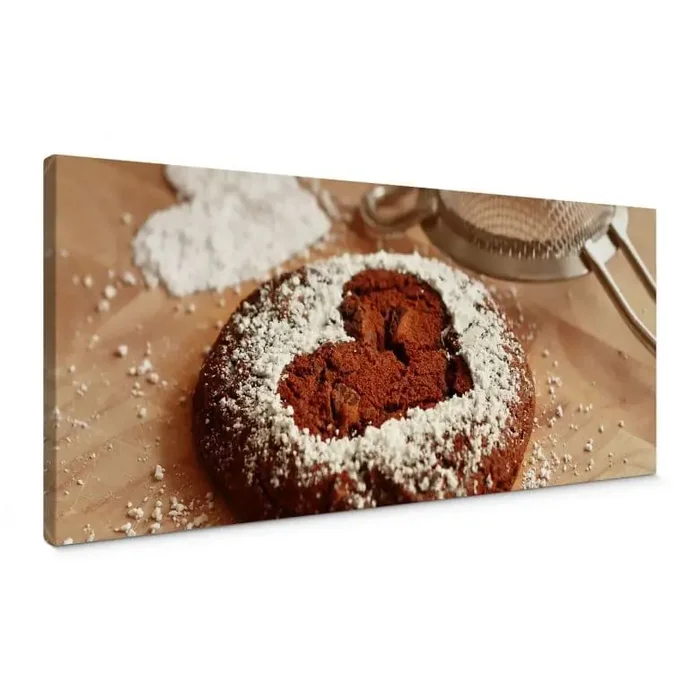 Leinwandbild Backen ist Liebe – Panorama