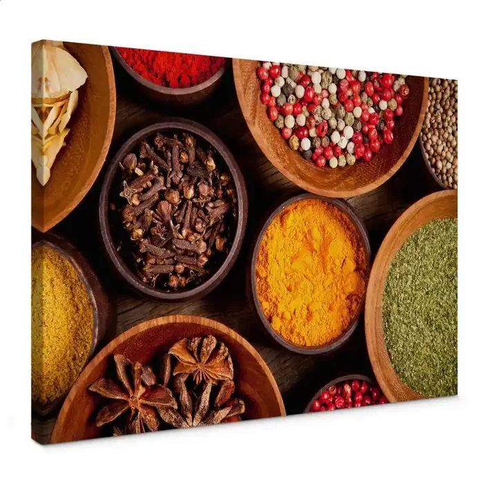 Leinwandbild Gewürze