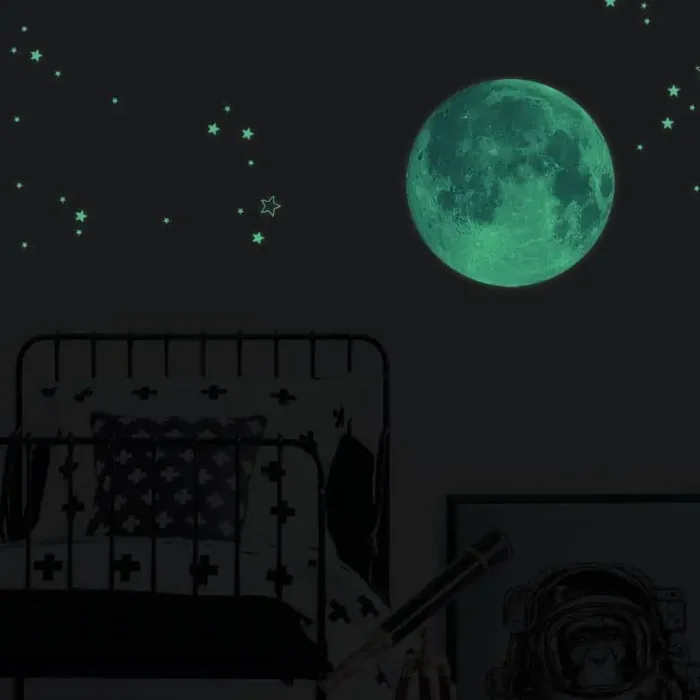 Leuchtsticker Mond Ø45 cm