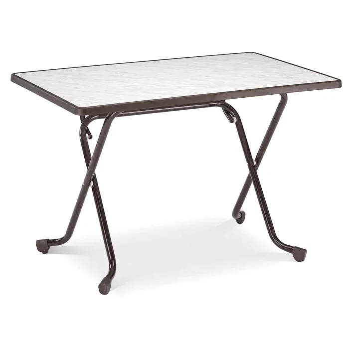 Madrid – Klapptisch rechteckig 110×70 cm in Braun