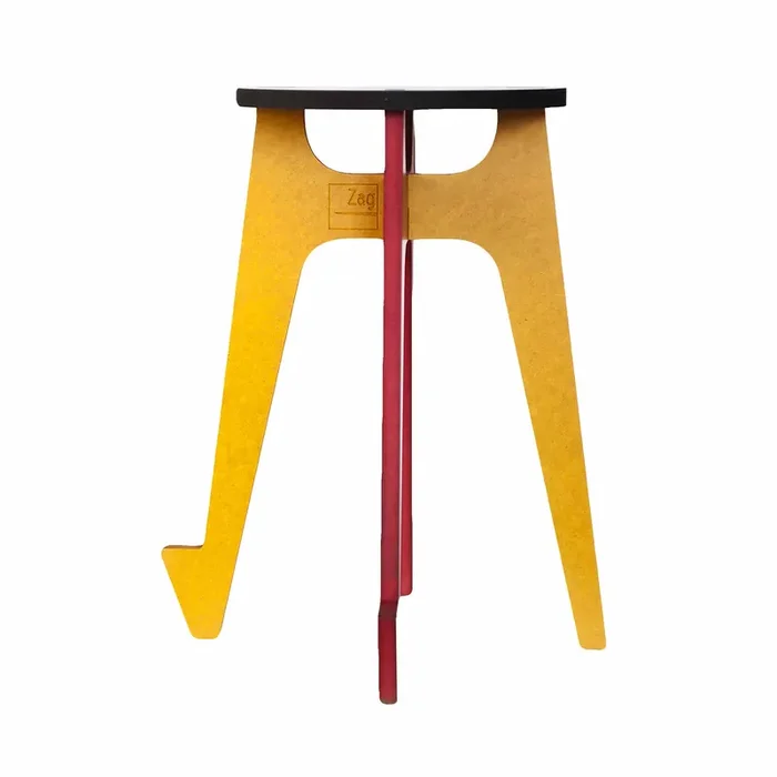 Mehrfarbiger Hocker ACHILLE