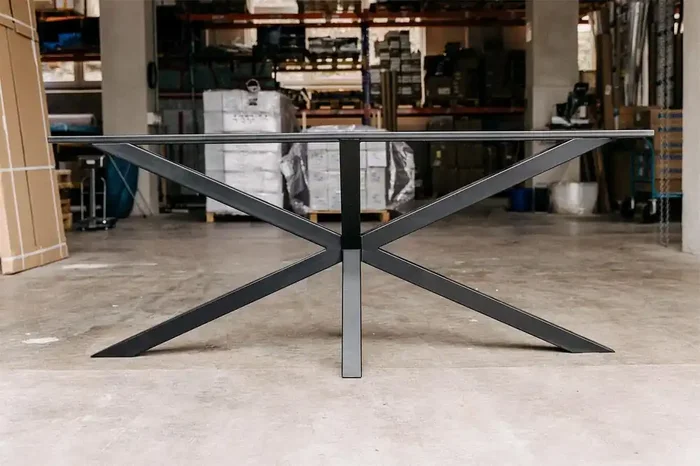 Metall Kreuz-Tischgestell Aamina 176 x 70cm